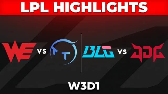 Intense Battles Unfold in LPL Week 3 Day 1 Showdown
