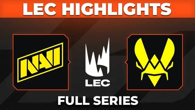 NAVI and Team Vitality Clash in LEC Week 2 Day 1