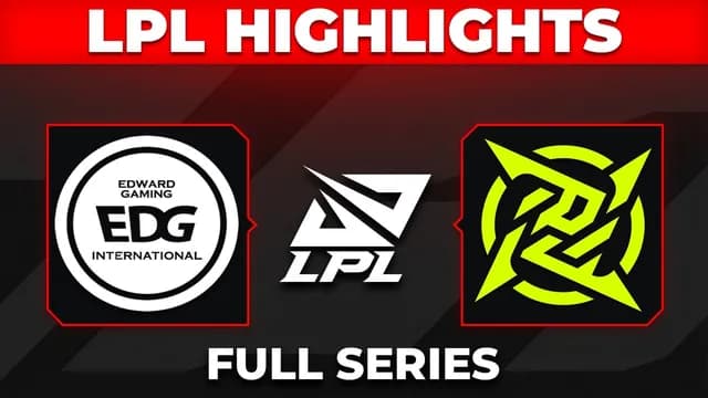 EDG and NIP Meet in LPL Split 2 Playoffs