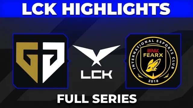 Gen.G and BNK FEARX Meet in LCK 2026 Highlights