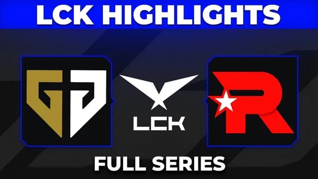 Gen.G and KT Rolster Face Off in LCK 2026