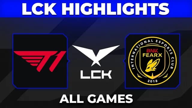 T1 Faces BNK FEARX in Crucial LCK CUP Playoff Showdown