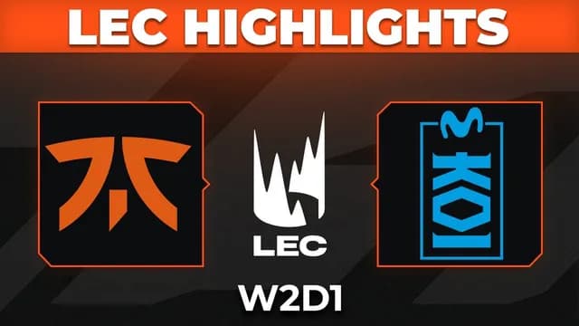 Fnatic and Movistar KOI Clash in Intense LEC 2026 Showdown