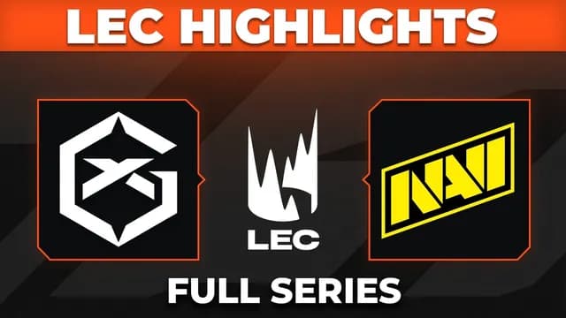 GX and NAVI Meet in LEC Week 4 Day 1