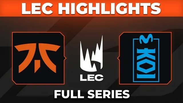 Fnatic and Movistar KOI Clash in LEC Spring Split Week 1 Day 2