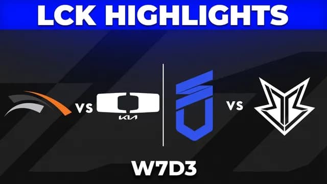 Playoff Picture on the Line in LCK Week 7 Day 3 Rounds 1-2