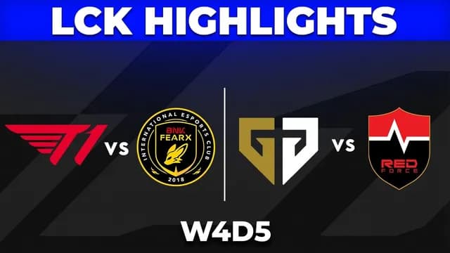 Who built momentum on LCK Week 4 Day 5, Rounds 1-2?