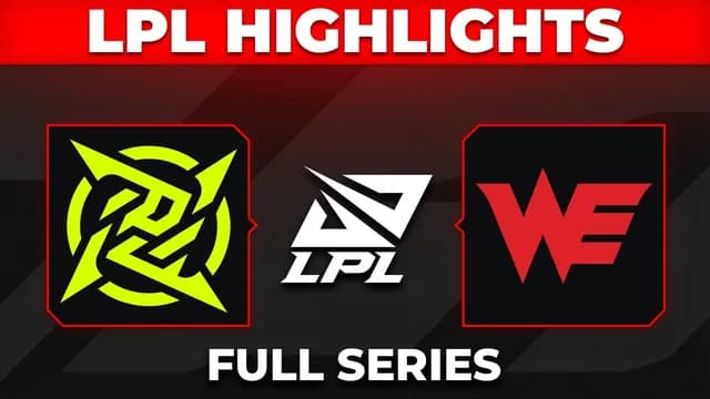 Ninjas in Pyjamas and Team WE Clash in LPL 2026 Split 1 Tiebreaker Showdown
