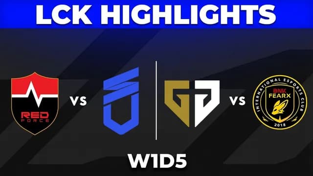 Early Split Positioning on the Line as LCK Week 1 Day 5 Rolls Out