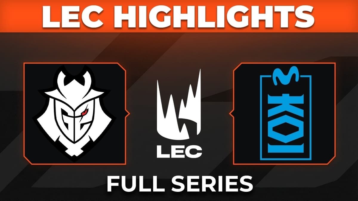 G2 Esports and Movistar KOI Clash in LEC Spring Playoffs