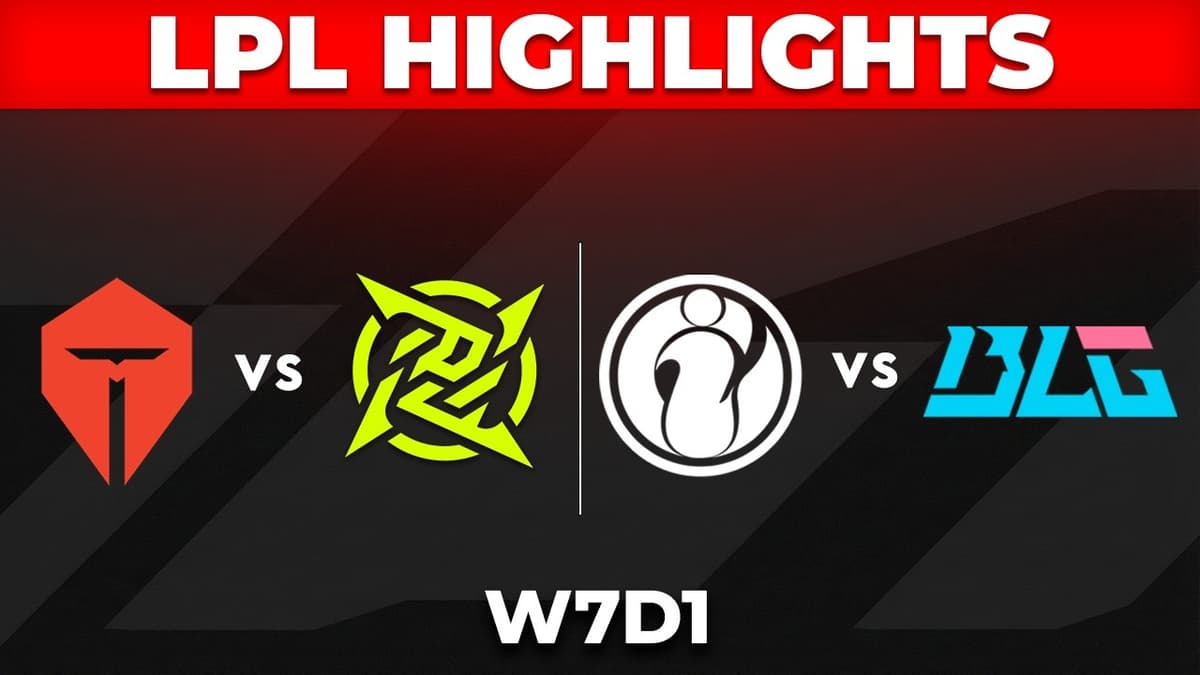 Playoff Positioning on the Line as LPL Week 7 Day 1 Kicks Off
