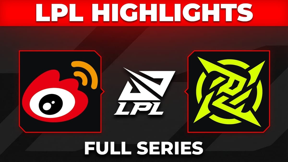 Weibo Gaming and Ninjas in Pyjamas Meet in LPL Split 2