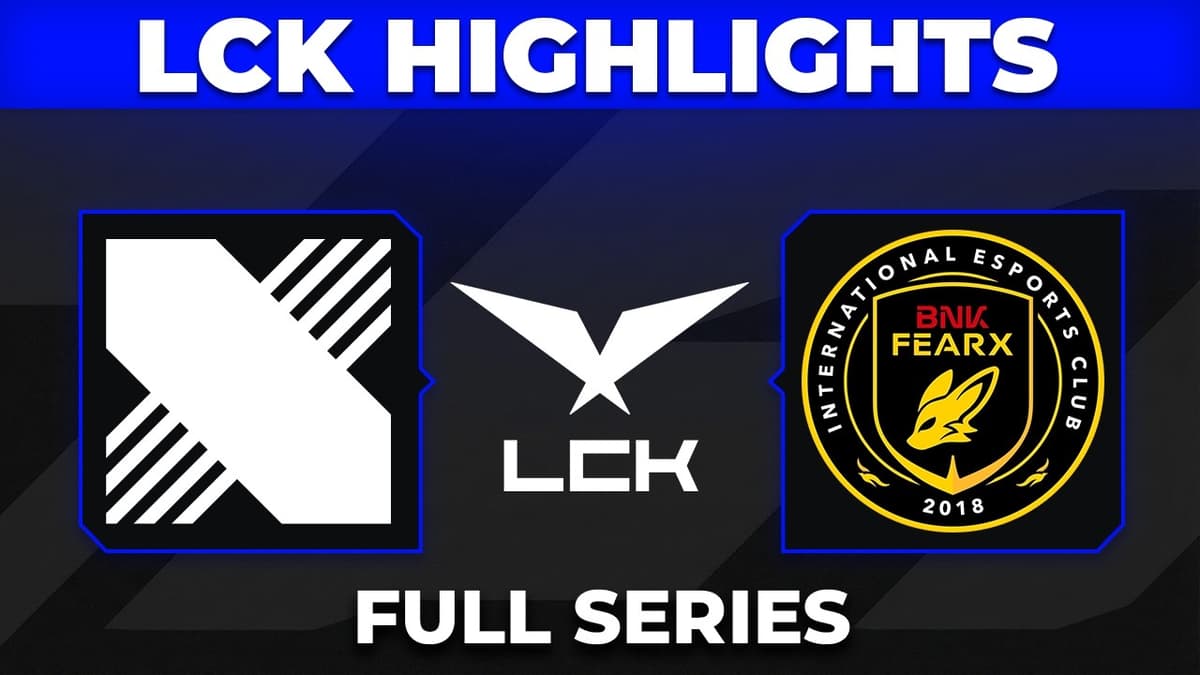 KRX and BFX, Kiwoom DRX and BNK FEARX Clash in LCK Week 9