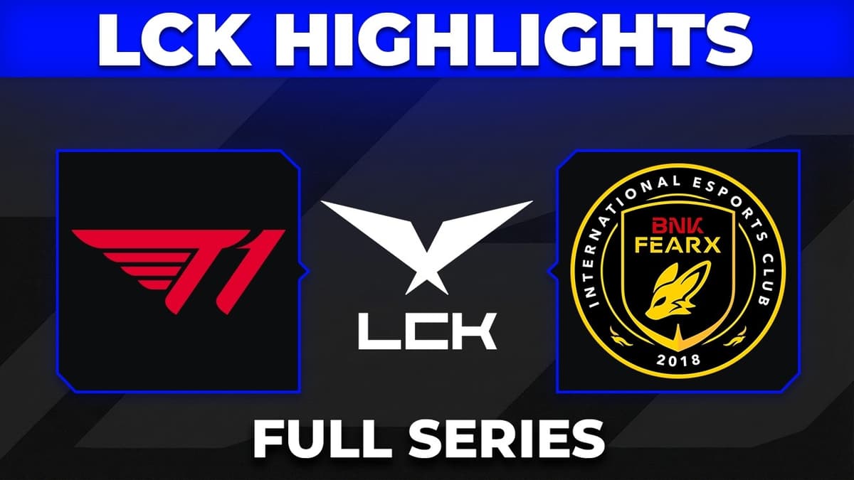 T1 Face BFX and BNK FEARX on LCK Week 9 Day 3