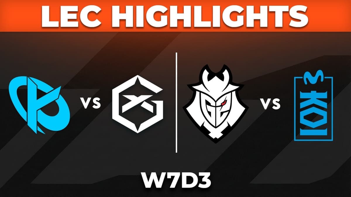 Can LEC Week 7 Day 3 Shake Up the Playoff Race?