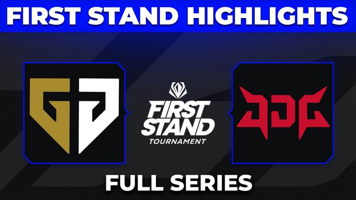 Gen.G and JD Gaming Clash in First Stand Groups Day 2