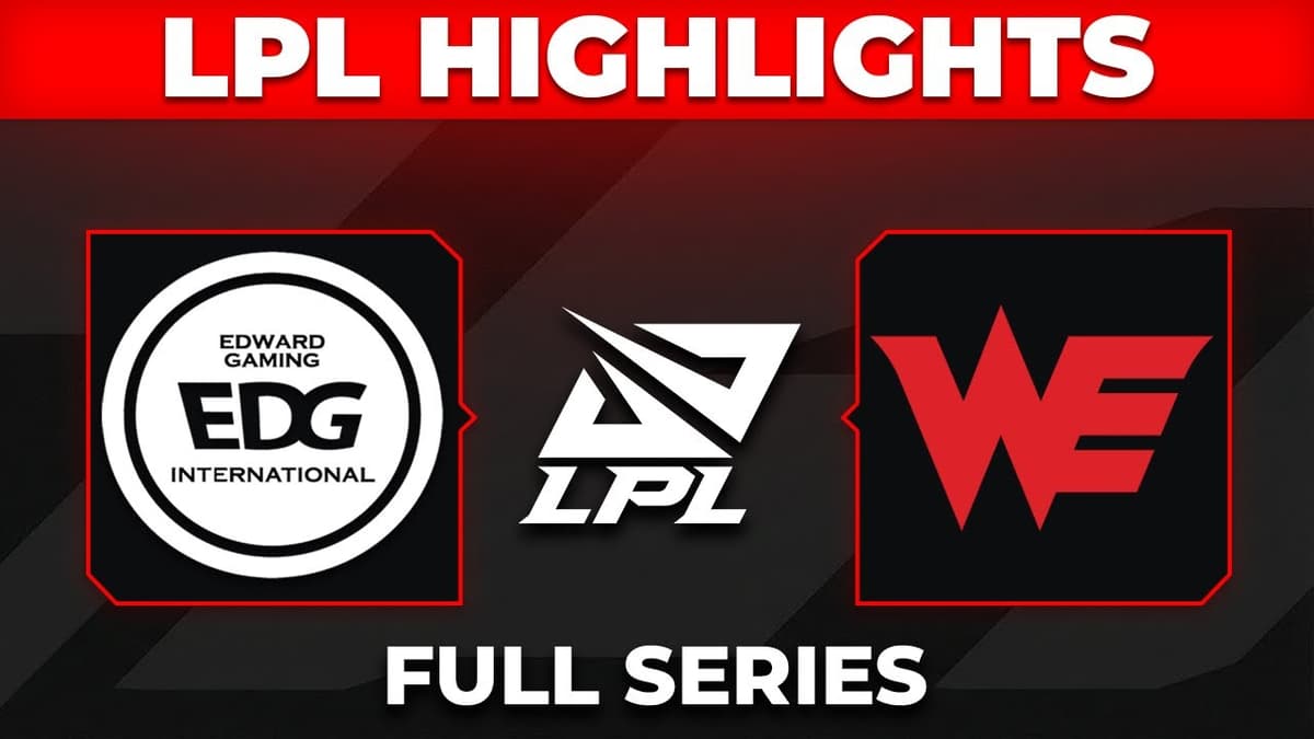 EDward Gaming Faces Off Against Team WE in LPL 2026 Split 1 Clash