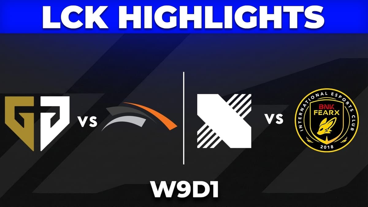 Playoff Picture on the Line as LCK Hits Week 9 Day 1