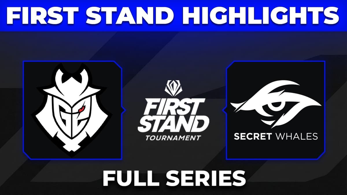G2 Esports and Team Secret Whales Clash at First Stand 2026 Groups Day 1