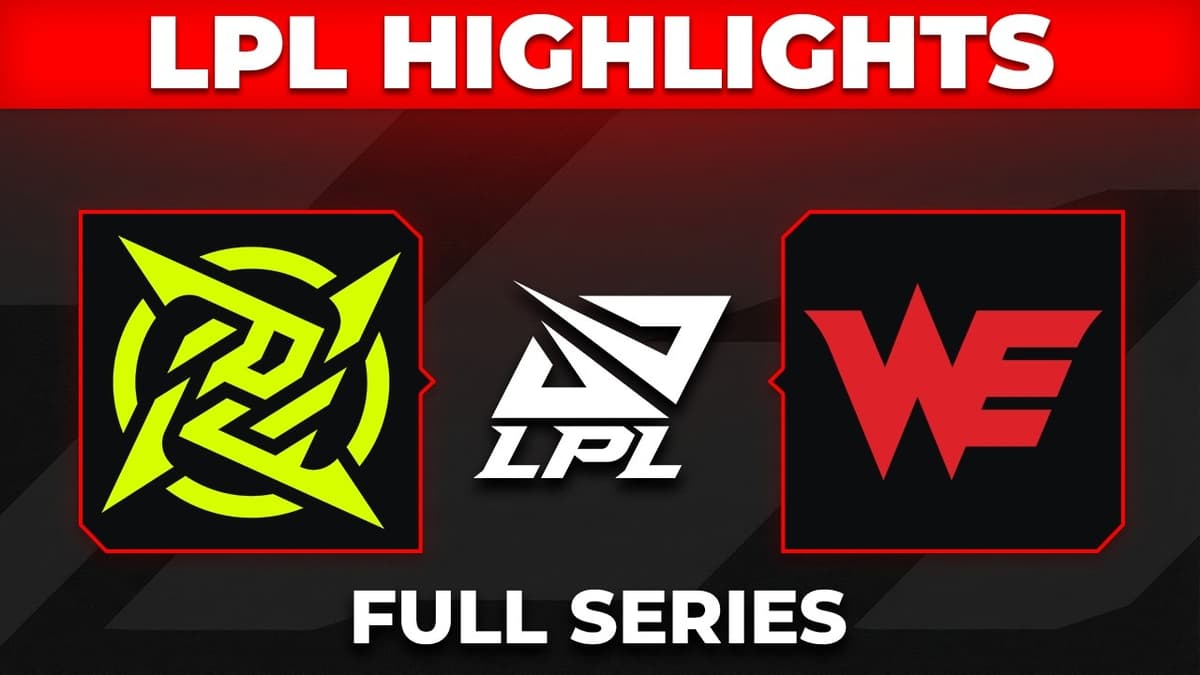 Ninjas in Pyjamas and Team WE Clash in LPL 2026 Split 1 Tiebreaker Showdown