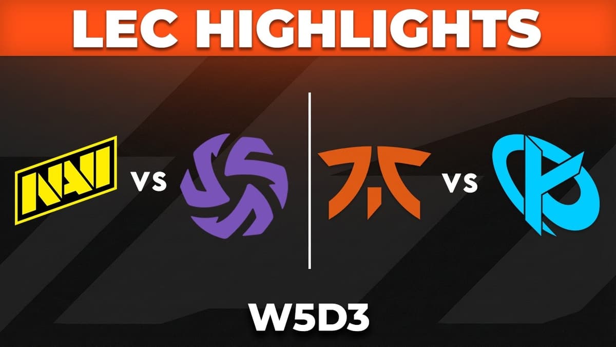 Which Matches Defined LEC Week 5 Day 3?