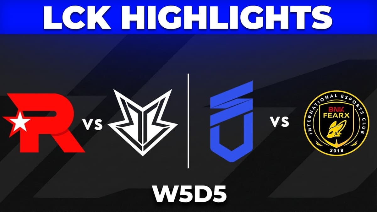 Playoff Hopes on the Line as LCK Week 5 Rounds 1-2 Hit Highlights