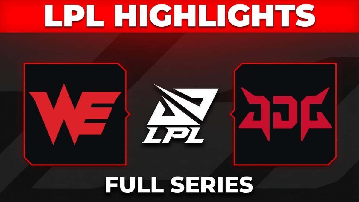 WE and JDG Meet in LPL Split 2
