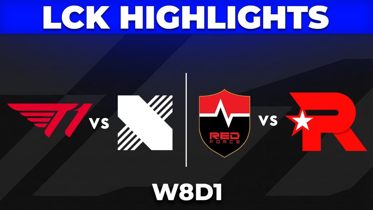 Week 8 Day 1 Tests LCK Momentum Across Rounds 1-2