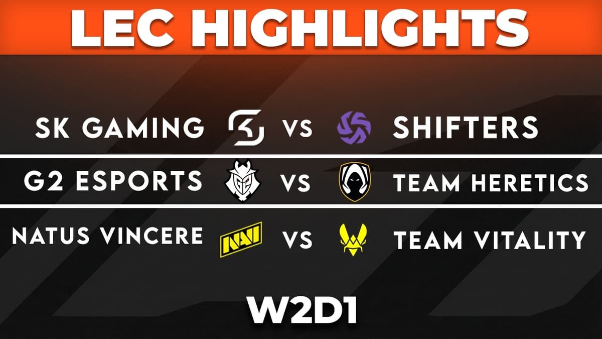 Which Matches Mattered on LEC Week 2 Day 1?